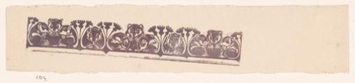 Ornamental border with hamsters
