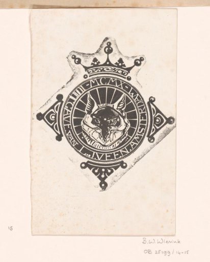 Vignette for publisher L.J. Veen