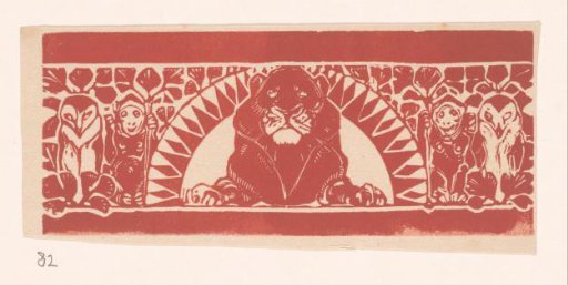 Lion, owls and monkeys