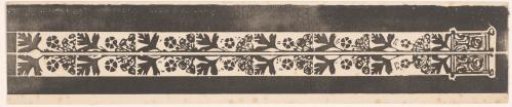 Ornament with plants and flowers
