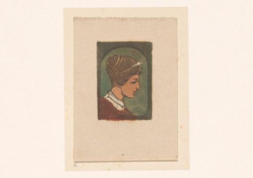 Head of a woman