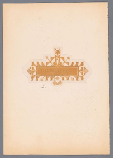 Vignette with a fox (Reynard)
