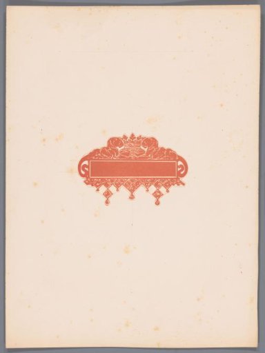 Vignette with two lions