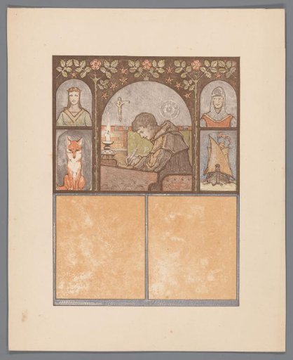 Writing monk