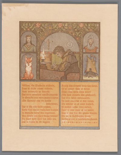 Writing monk