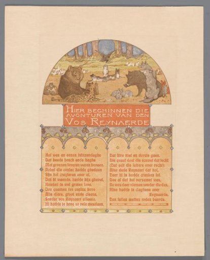 Group of animals from Reynard the Fox