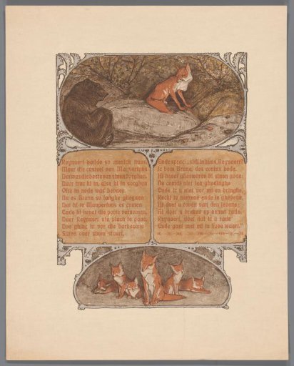 Bear (Bruun) and Fox (Reinaert)