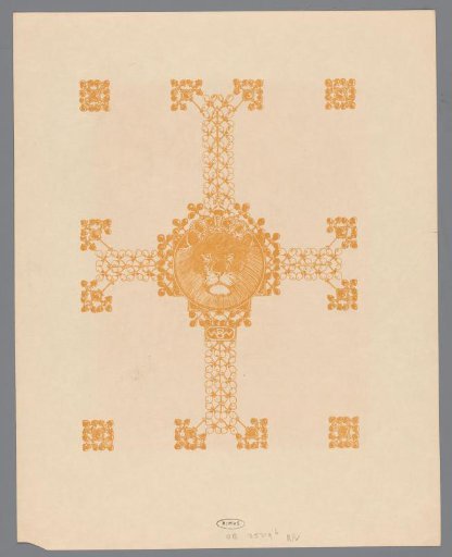 Ornamentation and crowned lion (Nobel)