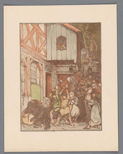 Bear (Bruin) attacked by a crowd