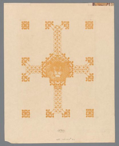 Ornamentation and crowned lion (Nobel)