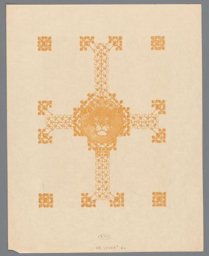 Ornamentation and crowned lion (Nobel)