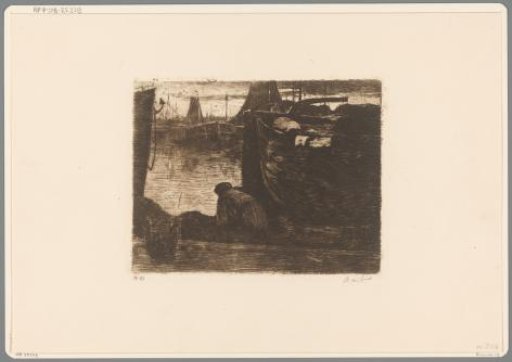 Man on a Harbour Quay