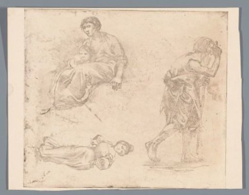 Three Scenes with Human Figures