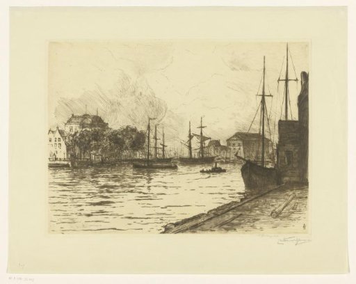 Harbour View with Town Hall in Vlissingen