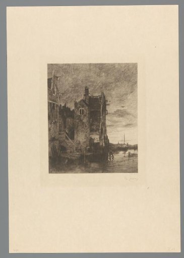 View of houses on the water