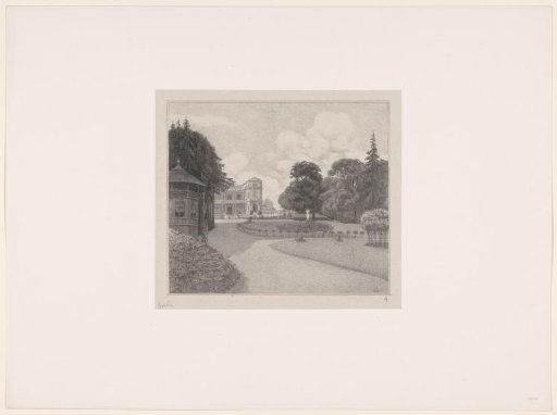Country house in a park