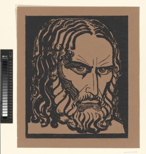 Face of a bearded man