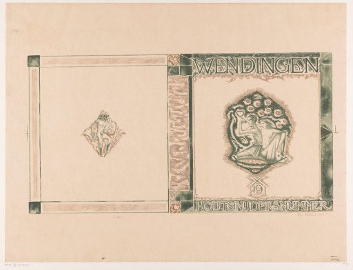 Cover design for: Wendingen, Woodcutters' Issue, 1919