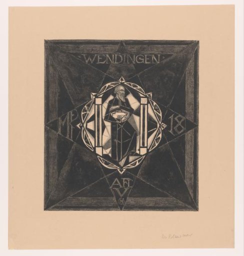 Cover design for: Wendingen, 1918