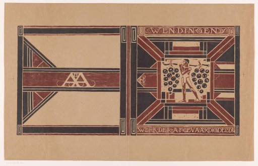 Cover design for: Wendingen, 1921