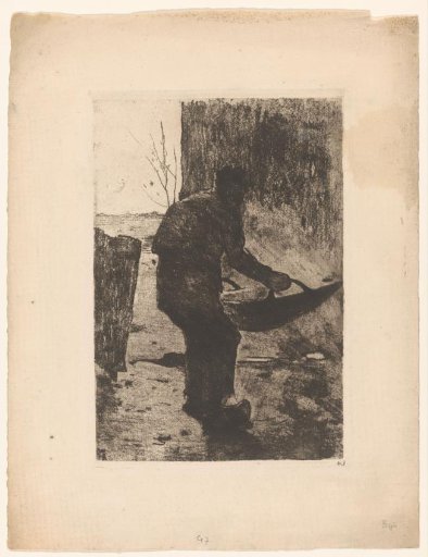 Man bathing