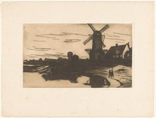 Mill on the Water near Wijk bij Duurstede