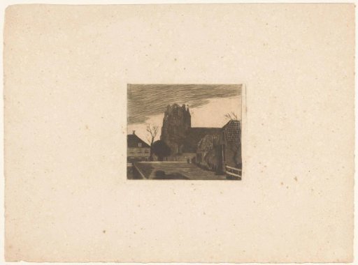 View of the Great Church in Wijk bij Duurstede