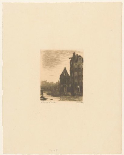 View of the Sint Antoniesluis in Amsterdam