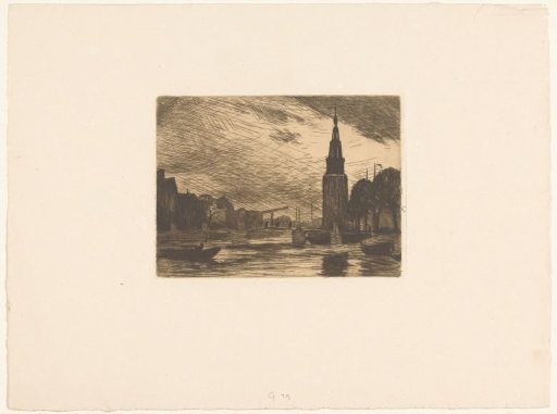 Oude Schans and the Montelbaanstoren in Amsterdam