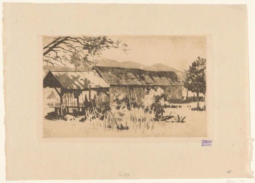 Outbuilding in nature on Java