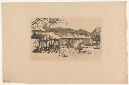 Outbuilding in nature on Java