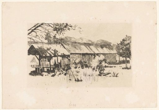 Outbuilding in nature on Java
