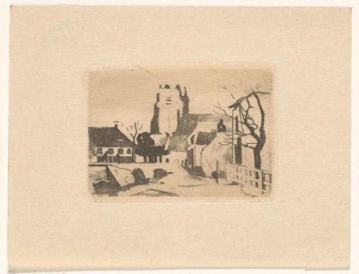 View of the Great Church in Wijk bij Duurstede