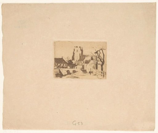 View of the Great Church in Wijk bij Duurstede