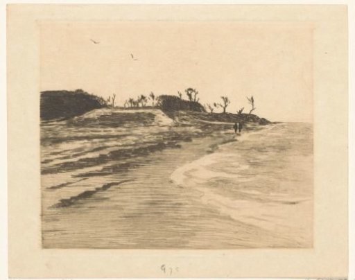 Coastline of the Zuiderzee in Valkeveen