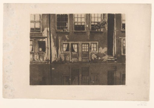 Houses on the Oudezijds Achterburgwal in Amsterdam