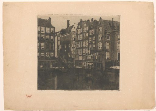 Oudezijds Voorburgwal and the Oudezijds Kolk in Amsterdam