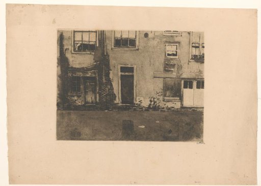 View of the back of the Zeedijk in Amsterdam
