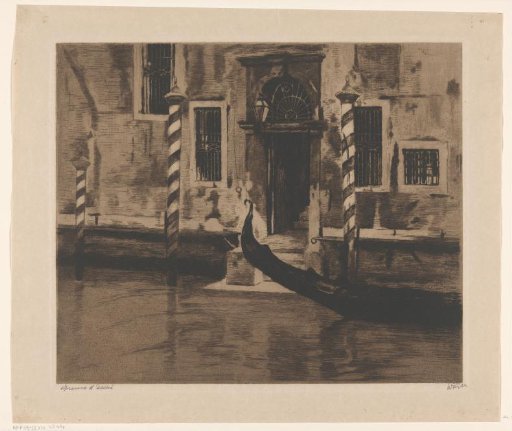 Gondola on the Grand Canal in Venice