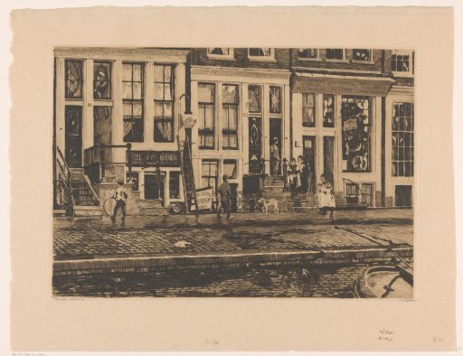 Oude Waal with the washing facility of the Veltkamp sisters