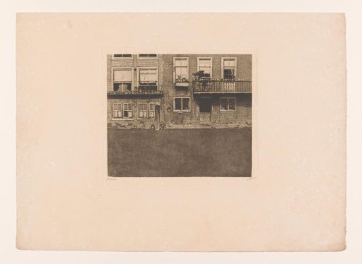 Rear facades of Voorstraat 407 and 409 in Dordrecht