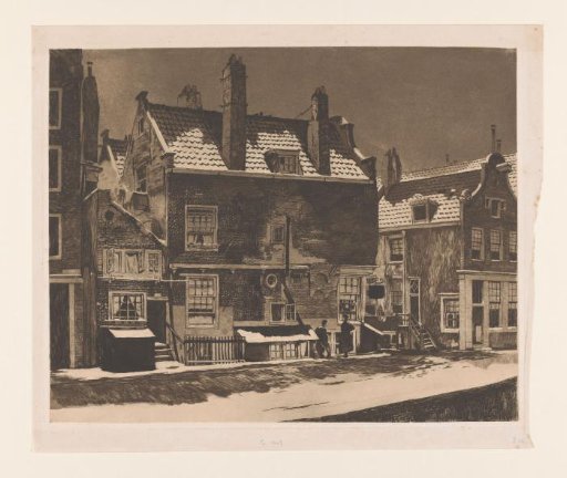 View of the Krom Boomssloot in Amsterdam