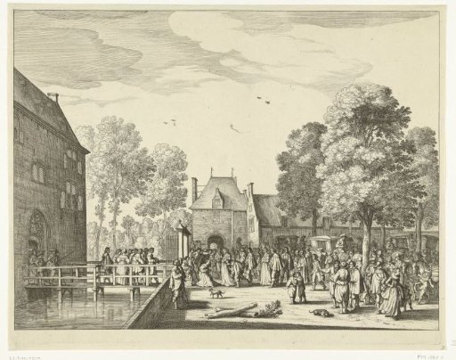 Visit of Queen Henrietta Maria to Adriaen Pauw at Heemstede Castle, 1642