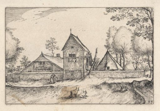 Large walled farm