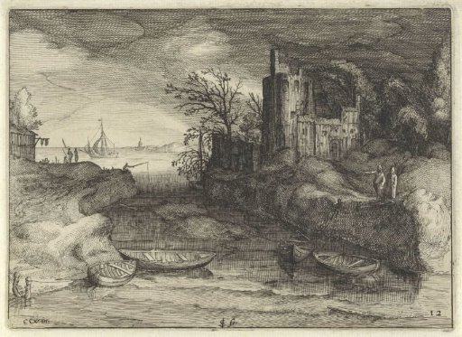 Landscape with Skiffs