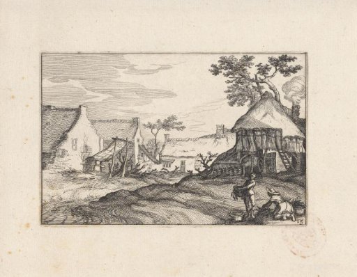 Farmhouse with yard