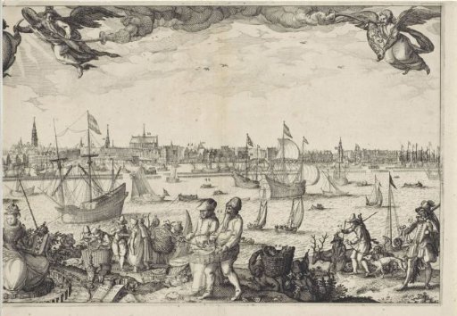 Profile of Amsterdam, Seen from the IJ (Plate 3)