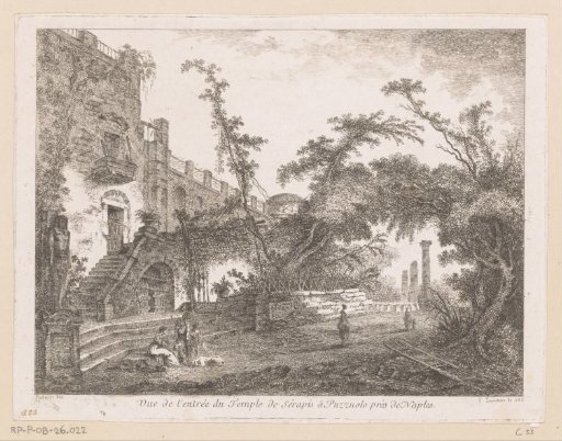 View of the Temple of Jupiter Serapis