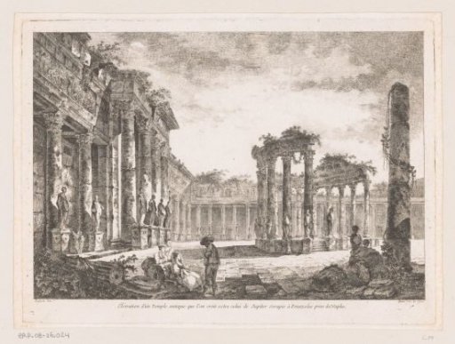 View of the Temple of Jupiter Serapis