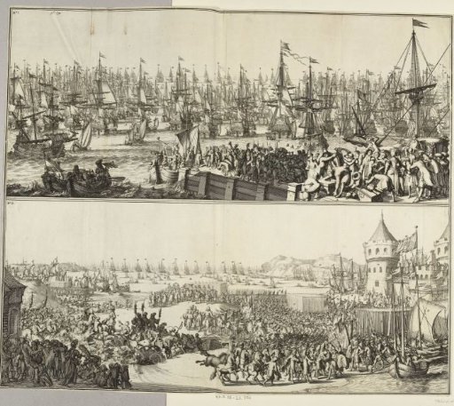 Departure of William III from Hellevoetsluis and Arrival in England, 1688
